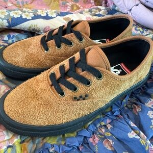 Vans Men's Tan and Black Shoes